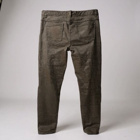 Free People Distressed Destroyed Skinny Jeans Black Women Size 29 – 32” Inseam - Picture 3 of 5